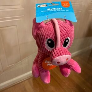 Outward Hound~ Beautiful Pig 9”With Squeaker ~ Dog Toy .